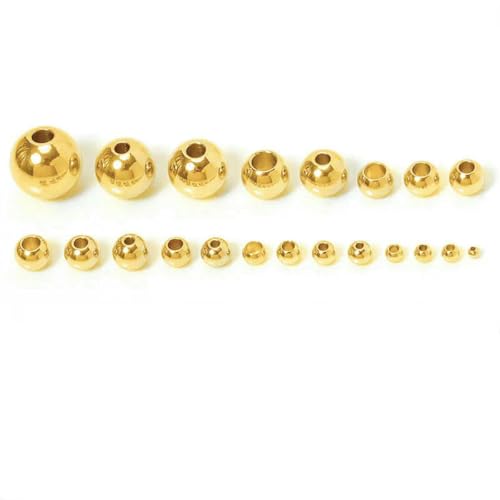100 Stück 2/3/4/5/6/8/10 mm Edelstahl Goldfarbene Abstandsperlen Charm Lose Perlen DIY Armbänder Perlen zur Schmuckherstellung-Goldfarbe-2,5 x 1 mm 100 Stück 2/3/4/5/6/8/10 mm Edelstahl Goldfarbene Abstandsperlen Charm Lose Perlen DIY Armbänder Perlen zur Schmuckherstellung-Goldfarbe-2,5 x 1 mm von SEDRGH