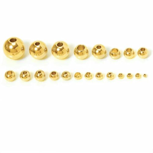 100 Stück 2/3/4/5/6/8/10 mm Edelstahl Goldfarbene Abstandsperlen Charm Lose Perlen DIY Armbänder Perlen zur Schmuckherstellung-Goldfarbe-4x2mm 100 Stück 2/3/4/5/6/8/10 mm Edelstahl Goldfarbene Abstandsperlen Charm Lose Perlen DIY Armbänder Perlen zur Schmuckherstellung-Goldfarbe-4x2mm von SEDRGH
