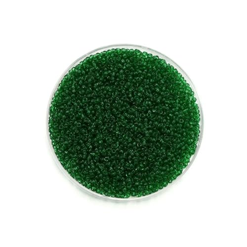 1000/1800 Stück 2 mm transparente tschechische Glasperlen, runde lose Perlen für DIY-Armbänder, Ohrringe, Schmuckherstellung, Zubehör – Grün – 2 mm x 1800 Stück 1000/1800 Stück 2 mm transparente tschechische Glasperlen, runde lose Perlen für DIY-Armbänder, Ohrringe, Schmuckherstellung, Zubehör – Grün – 2 mm x 1800 Stück von SEDRGH