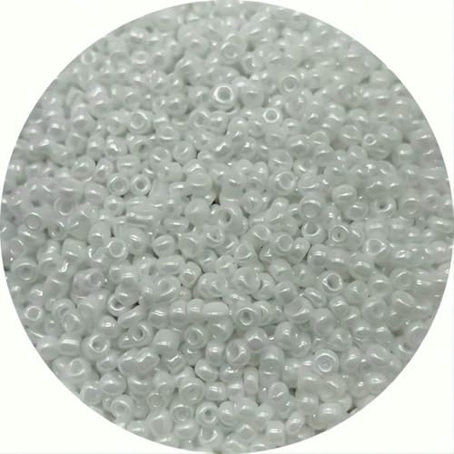1000 Stück/Los, 10 g, 2 mm, bezaubernde tschechische Glasperlen, DIY-Armband, Halskette, Abstandsperlen für die Schmuckherstellung, DIY-Ohrringe, Halsketten, Perlweiß 1000 Stück/Los, 10 g, 2 mm, bezaubernde tschechische Glasperlen, DIY-Armband, Halskette, Abstandsperlen für die Schmuckherstellung, DIY-Ohrringe, Halsketten, Perlweiß von SEDRGH