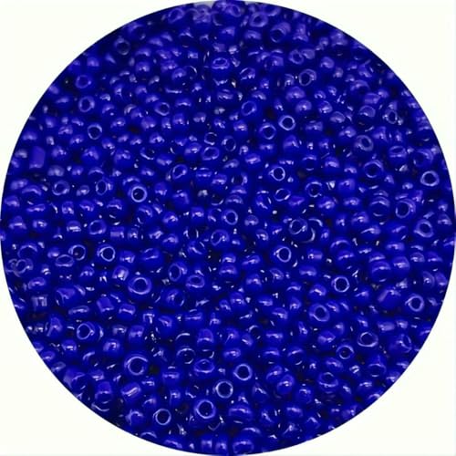 1000 Stück/Los, 10 g, 2 mm, charmante tschechische Glasperlen, DIY-Armband, Halskette, Abstandsperlen für Schmuckherstellung, DIY-Ohrringe, Halsketten, Blau 1000 Stück/Los, 10 g, 2 mm, charmante tschechische Glasperlen, DIY-Armband, Halskette, Abstandsperlen für Schmuckherstellung, DIY-Ohrringe, Halsketten, Blau von SEDRGH