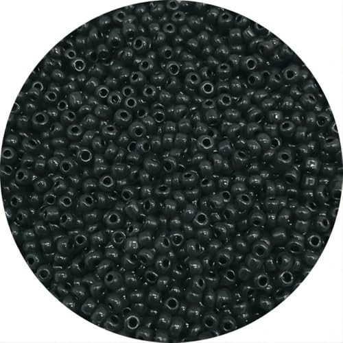 1000 Stück/Los, 10 g, 2 mm, charmante tschechische Glasperlen, DIY-Armband, Halskette, Abstandsperlen für Schmuckherstellung, DIY-Ohrringe, Halsketten, schwarz 1000 Stück/Los, 10 g, 2 mm, charmante tschechische Glasperlen, DIY-Armband, Halskette, Abstandsperlen für Schmuckherstellung, DIY-Ohrringe, Halsketten, schwarz von SEDRGH