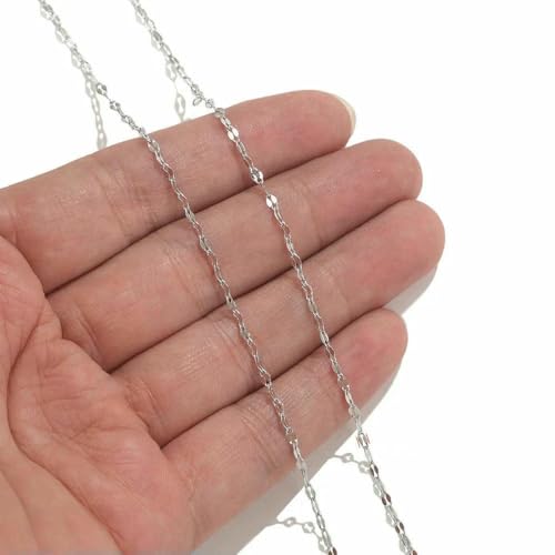2 Meter Edelstahlketten Lippenperlen Perlenketten zur Schmuckherstellung DIY Halskette Armband Schmuckketten Zubehör-JC105S04 2 Meter Edelstahlketten Lippenperlen Perlenketten zur Schmuckherstellung DIY Halskette Armband Schmuckketten Zubehör-JC105S04 von SEDRGH