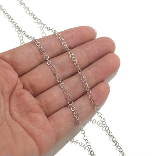 2 Meter Edelstahlketten Lippenperlen Perlenketten zur Schmuckherstellung DIY Halskette Armband Schmuckketten Zubehör-JC294-S3 2 Meter Edelstahlketten Lippenperlen Perlenketten zur Schmuckherstellung DIY Halskette Armband Schmuckketten Zubehör-JC294-S3 von SEDRGH