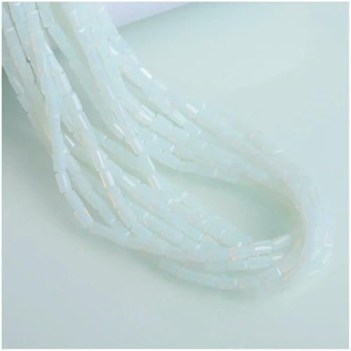 2 x 4,0 mm österreichische quaderförmige Kristallperlen, transparente quadratische Glasperlen, lose Abstandsperlen für die Schmuckherstellung, Halsketten und Armbänder, SJCF001-39, 2 x 4,0 mm, 95 St von SEDRGH