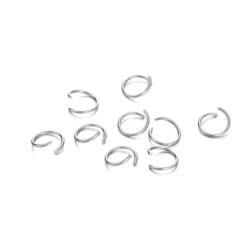 200 Stück offene Biegeringe aus Edelstahl für Schmuckherstellungsbedarf, DIY-Doppelschlaufen, Spaltringe, Verbinder für Schmuckzubehör, 0,5 x 3,0 mm, 01 200 Stück offene Biegeringe aus Edelstahl für Schmuckherstellungsbedarf, DIY-Doppelschlaufen, Spaltringe, Verbinder für Schmuckzubehör, 0,5 x 3,0 mm, 01 von SEDRGH