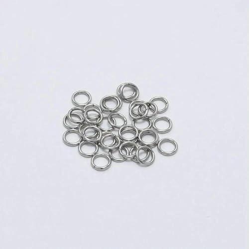 200 Stück offene Biegeringe aus Edelstahl für Schmuckherstellungsbedarf, DIY-Doppelschlaufen, Spaltringe, Verbinder für Schmuckzubehör, 0,8 x 5 mm, 200 Stück 200 Stück offene Biegeringe aus Edelstahl für Schmuckherstellungsbedarf, DIY-Doppelschlaufen, Spaltringe, Verbinder für Schmuckzubehör, 0,8 x 5 mm, 200 Stück von SEDRGH