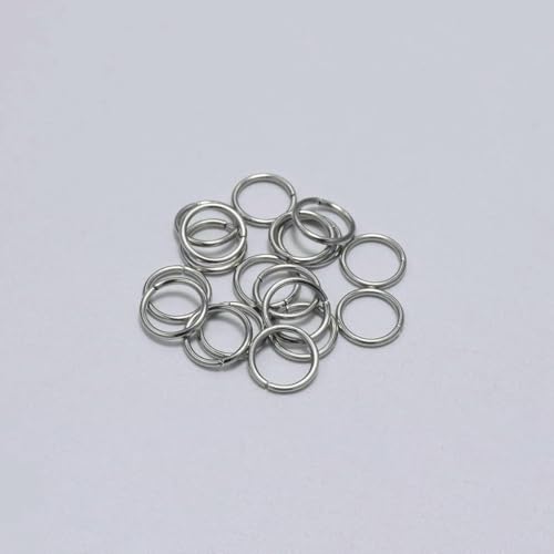 200 Stück offene Biegeringe aus Edelstahl für Schmuckherstellungsbedarf, DIY-Doppelschlaufen, Spaltringe, Verbinder für Schmuckzubehör, 1,0 x 9 mm, 200 Stück 200 Stück offene Biegeringe aus Edelstahl für Schmuckherstellungsbedarf, DIY-Doppelschlaufen, Spaltringe, Verbinder für Schmuckzubehör, 1,0 x 9 mm, 200 Stück von SEDRGH
