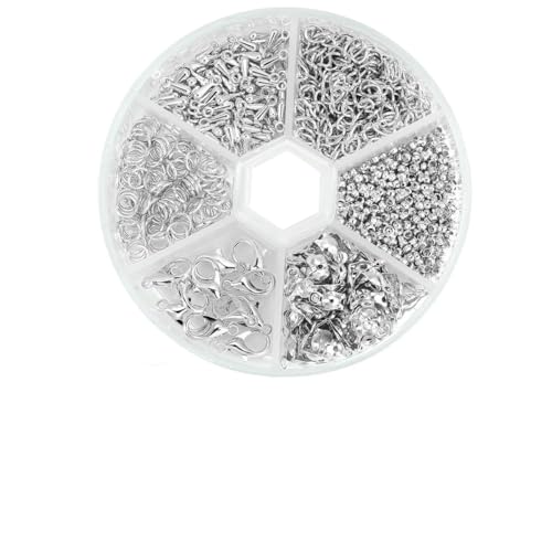 260–1220 Stück/Box Schmuckherstellungs-Kits Karabinerverschluss Offene Biegeringe Endcrimps Perlen Box-Sets Handgefertigte Armband-Halsketten-Befunde-01-830 Stück 260–1220 Stück/Box Schmuckherstellungs-Kits Karabinerverschluss Offene Biegeringe Endcrimps Perlen Box-Sets Handgefertigte Armband-Halsketten-Befunde-01-830 Stück von SEDRGH