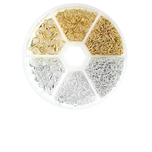 260–1220 Stück/Box Schmuckherstellungs-Kits Karabinerverschluss Offene Biegeringe Endcrimps Perlen Box-Sets Handgefertigte Armband-Halsketten-Befunde-04-260 Stück 260–1220 Stück/Box Schmuckherstellungs-Kits Karabinerverschluss Offene Biegeringe Endcrimps Perlen Box-Sets Handgefertigte Armband-Halsketten-Befunde-04-260 Stück von SEDRGH