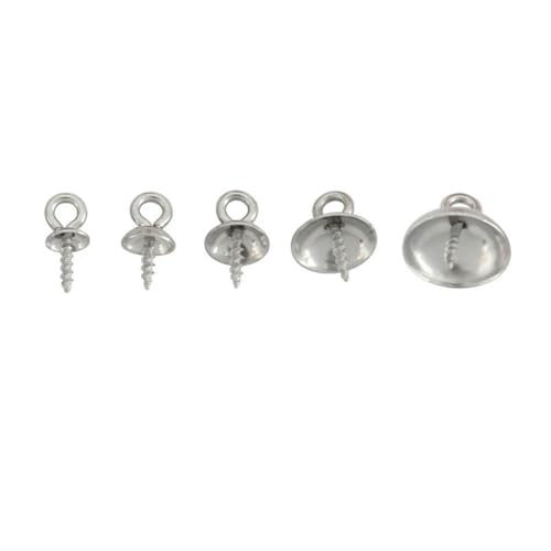 30 Stück Edelstahl-Perlenkappen, Verschlüsse, Haken, gebohrte Perlen, Endkappen, DIY-Charms, Verbinder, Schmuckzubehör, Schraubgewinde, 3,0 mm 30 Stück Edelstahl-Perlenkappen, Verschlüsse, Haken, gebohrte Perlen, Endkappen, DIY-Charms, Verbinder, Schmuckzubehör, Schraubgewinde, 3,0 mm von SEDRGH