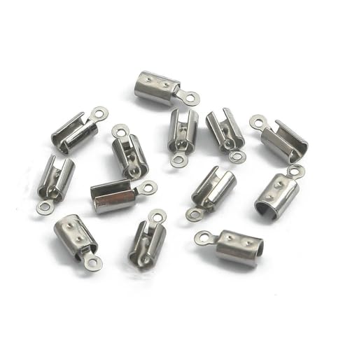 30 Stück Edelstahl-Seilkettenkordeln, Quetschperlen-Endkappen, passend für 1/2/3/4,0 mm Schmuckherstellung, DIY-Armband, Halskette, Verbinder, Stil 03 30 Stück Edelstahl-Seilkettenkordeln, Quetschperlen-Endkappen, passend für 1/2/3/4,0 mm Schmuckherstellung, DIY-Armband, Halskette, Verbinder, Stil 03 von SEDRGH