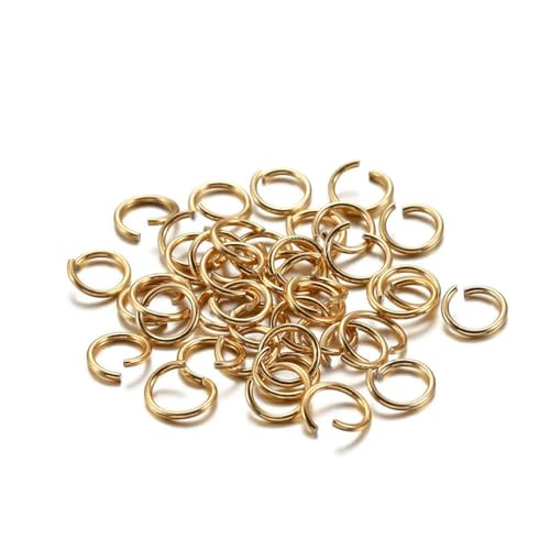 300 Stück/Los 6 8 10 mm Aluminium Soft Open Biegering Spaltringe Verbinder für DIY Schmuckherstellung Zubehör Zubehör-Hellgold-8,5 mm 300 Stück/Los 6 8 10 mm Aluminium Soft Open Biegering Spaltringe Verbinder für DIY Schmuckherstellung Zubehör Zubehör-Hellgold-8,5 mm von SEDRGH