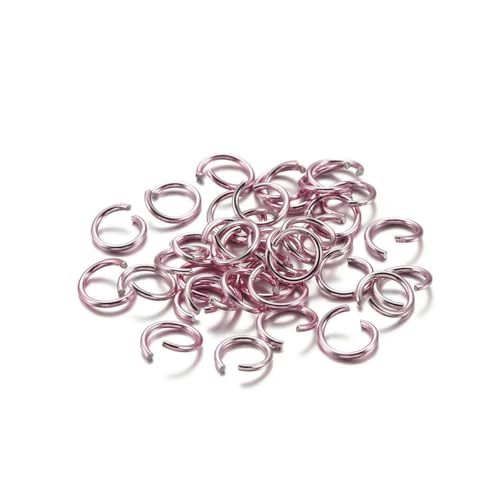 300 Stück/Los 6 8 10 mm Aluminium Soft Open Biegering Spaltringe Verbinder für DIY Schmuckherstellung Zubehör Zubehör-Hellrosa-8,5 mm 300 Stück/Los 6 8 10 mm Aluminium Soft Open Biegering Spaltringe Verbinder für DIY Schmuckherstellung Zubehör Zubehör-Hellrosa-8,5 mm von SEDRGH