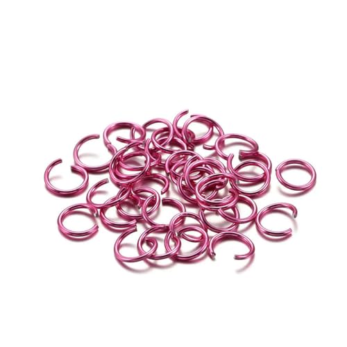 300 Stück/Los 6 8 10 mm Aluminium Soft Open Biegering Spaltringe Verbinder für DIY Schmuckherstellung Zubehör Zubehör-Rosa-6,5 mm 300 Stück/Los 6 8 10 mm Aluminium Soft Open Biegering Spaltringe Verbinder für DIY Schmuckherstellung Zubehör Zubehör-Rosa-6,5 mm von SEDRGH