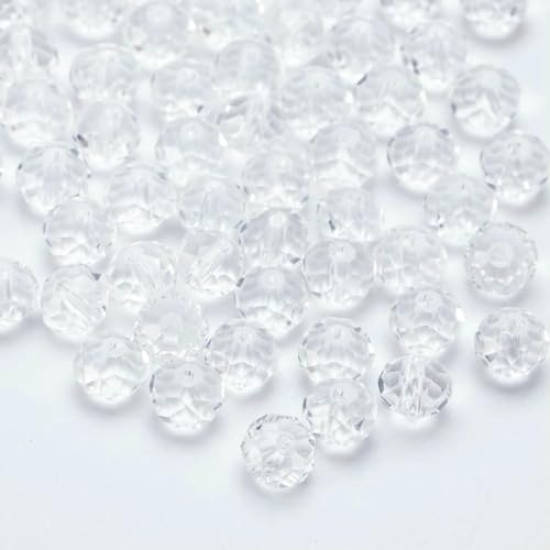 4 6 8 10 mm tschechische Rondelle-Kristallperlen, facettierte Glasperlen, lose Abstandsperlen für die Schmuckherstellung, DIY-Handarbeiten, BZ1300, 22–10 mm, 60–65 Stück 4 6 8 10 mm tschechische Rondelle-Kristallperlen, facettierte Glasperlen, lose Abstandsperlen für die Schmuckherstellung, DIY-Handarbeiten, BZ1300, 22–10 mm, 60–65 Stück von SEDRGH