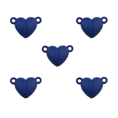 5~20 Paar Backfarbe Liebesherz Magnetverschluss Perlen Endverbinder Charm für Schmuck Armband Halskette Herstellung DIY Zubehör-Marineblau-5 Paar Menge 5~20 Paar Backfarbe Liebesherz Magnetverschluss Perlen Endverbinder Charm für Schmuck Armband Halskette Herstellung DIY Zubehör-Marineblau-5 Paar Menge von SEDRGH