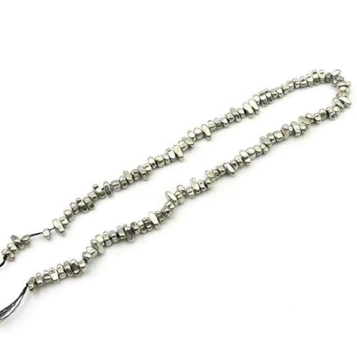 5–8 mm flacher, unregelmäßiger natürlicher Hämatit-Kiesstein, Charm-Abstandshalter, lose Perle für die Schmuckherstellung, handgefertigtes DIY-Armband-Zubehör, Nr. 2–5 Trends 5–8 mm flacher, unregelmäßiger natürlicher Hämatit-Kiesstein, Charm-Abstandshalter, lose Perle für die Schmuckherstellung, handgefertigtes DIY-Armband-Zubehör, Nr. 2–5 Trends von SEDRGH