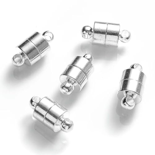 5 Paare/Los 12x6mm Magnetverschlüsse Zylinder Endschnalle Magnetverschlüsse für Anschlussseilkette DIY Schmuck Armband Halskette-1 5 Paare/Los 12x6mm Magnetverschlüsse Zylinder Endschnalle Magnetverschlüsse für Anschlussseilkette DIY Schmuck Armband Halskette-1 von SEDRGH