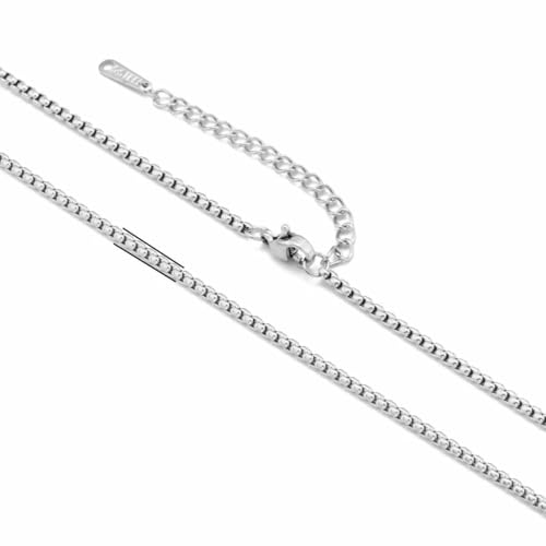 5 Stück 18 Karat Goldfarbe PVD-plattierter Edelstahl O Ripple Twisted Chain Halskette Verstellbare Kette DIY Halskette-DY684-1 FZZ von SEDRGH