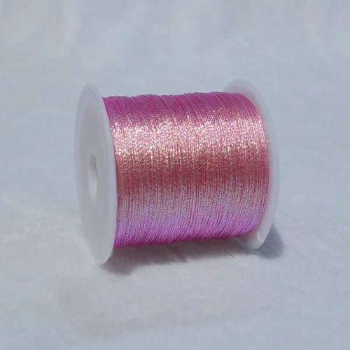 50 Meter 0,4,0 mm bunter Faden für handgefertigte Halsketten, Armbänder, geflochtene Seile, Stickereien, Häkelperlen, Schmuckherstellung, 30–0,4,0 mm x 50 m von SEDRGH