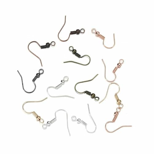 50 Stück/Los, 20 x 16 mm Perlen-Charms, Ohrringe mit Ohrhaken, Ohrring-Verschluss 50 Stück/Los, 20 x 16 mm Perlen-Charms, Ohrringe mit Ohrhaken, Ohrring-Verschluss von SEDRGH
