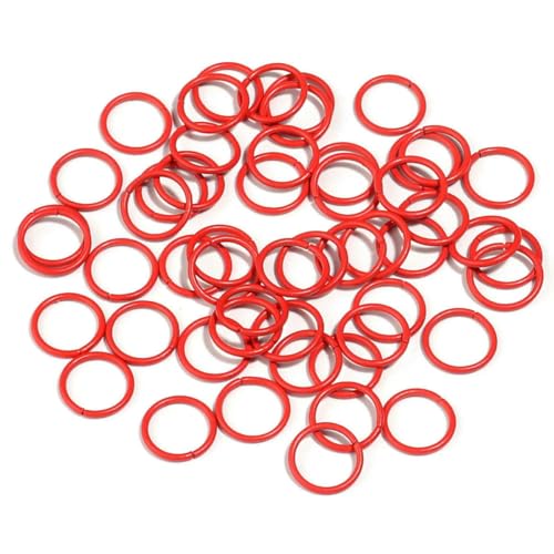 50 Stück/Los 8 10 mm bunte Einzelschlaufen offene Biegeringe Spaltringe Verbinder für DIY Armband Halskette Schmuckherstellung Zubehör-rot-10mm 50 Stück/Los 8 10 mm bunte Einzelschlaufen offene Biegeringe Spaltringe Verbinder für DIY Armband Halskette Schmuckherstellung Zubehör-rot-10mm von SEDRGH