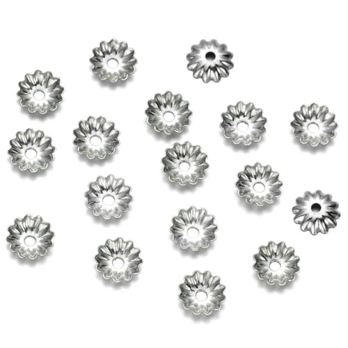 50 Stück/Lot 15 Stil Edelstahl Blatt Blumen Perlen Endkappen für Schmuckherstellung Handarbeiten Spacer Perlenkappen DIY Zubehör-01 Stil 50 Stück/Lot 15 Stil Edelstahl Blatt Blumen Perlen Endkappen für Schmuckherstellung Handarbeiten Spacer Perlenkappen DIY Zubehör-01 Stil von SEDRGH
