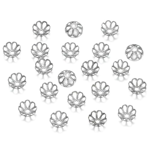 50 Stück/Lot 15 Stil Edelstahl Blatt Blumen Perlen Endkappen für Schmuckherstellung Handarbeiten Spacer Perlenkappen DIY Zubehör-04 Stil 50 Stück/Lot 15 Stil Edelstahl Blatt Blumen Perlen Endkappen für Schmuckherstellung Handarbeiten Spacer Perlenkappen DIY Zubehör-04 Stil von SEDRGH