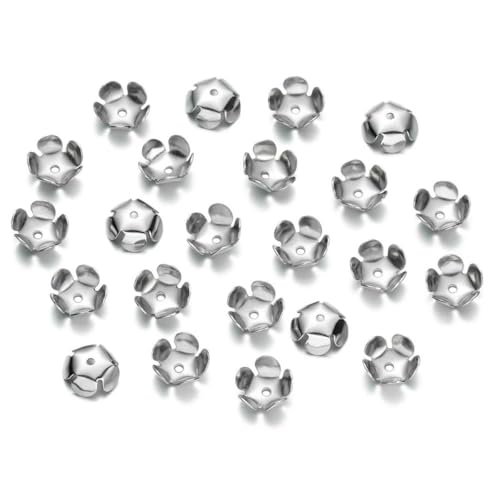 50 Stück/Lot 15 Stil Edelstahl Blatt Blumen Perlen Endkappen für Schmuckherstellung Handarbeiten Spacer Perlenkappen DIY Zubehör-14 Stil 50 Stück/Lot 15 Stil Edelstahl Blatt Blumen Perlen Endkappen für Schmuckherstellung Handarbeiten Spacer Perlenkappen DIY Zubehör-14 Stil von SEDRGH