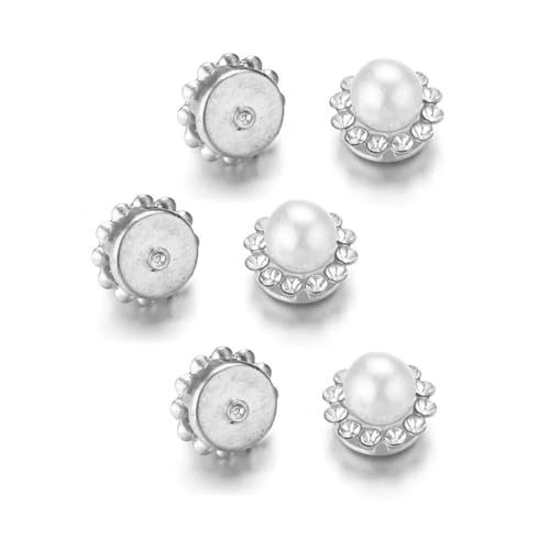 50 Stück Blumen-Strassperlen, Perlen, goldfarben, Kralle für Brosche, Knopf, Schleife, Cabochons, DIY-Schmuckherstellung, 9 mm, Rhodium 50 Stück Blumen-Strassperlen, Perlen, goldfarben, Kralle für Brosche, Knopf, Schleife, Cabochons, DIY-Schmuckherstellung, 9 mm, Rhodium von SEDRGH