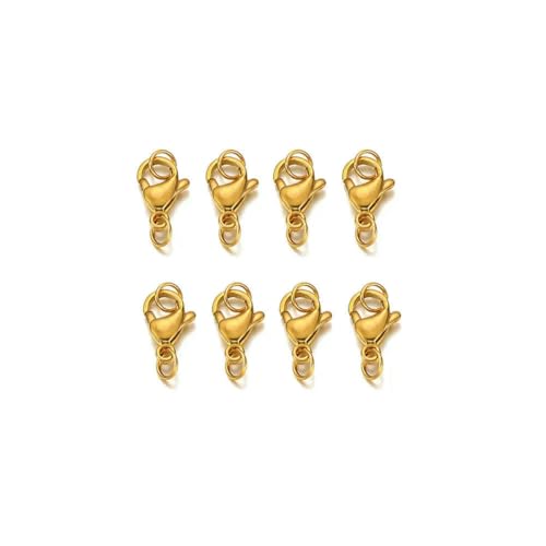 Edelstahl-Karabinerverschlüsse, Verbindungsstück, Verlängerungsketten, Verbindungsstücke, Biegeringe, Verbindungsstück für Armband, Halskette, DIY-Schmuckherstellung, Gold B 03 Edelstahl-Karabinerverschlüsse, Verbindungsstück, Verlängerungsketten, Verbindungsstücke, Biegeringe, Verbindungsstück für Armband, Halskette, DIY-Schmuckherstellung, Gold B 03 von SEDRGH