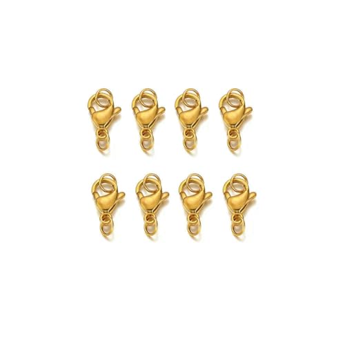 Edelstahl-Karabinerverschlüsse, Verbindungsstück, Verlängerungsketten, Verbindungsstücke, Biegeringe, Verbindungsstück für Armband, Halskette, DIY-Schmuckherstellung, Gold B 04 Edelstahl-Karabinerverschlüsse, Verbindungsstück, Verlängerungsketten, Verbindungsstücke, Biegeringe, Verbindungsstück für Armband, Halskette, DIY-Schmuckherstellung, Gold B 04 von SEDRGH
