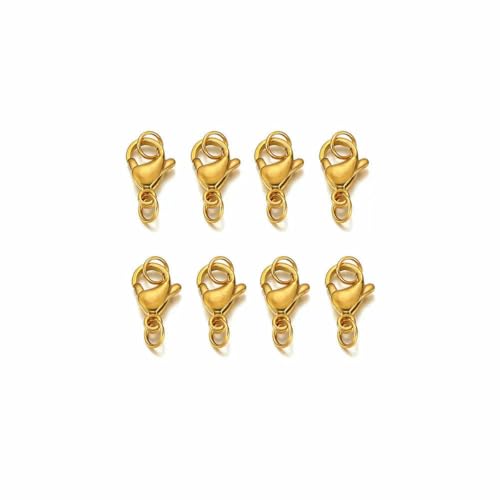 Edelstahl-Karabinerverschlüsse, Verbindungsstücke, Verlängerungsketten, Verbindungsstücke, Biegeringe, Verbindungsstücke für Armband, Halskette, DIY-Schmuckherstellung, Gold B 05 Edelstahl-Karabinerverschlüsse, Verbindungsstücke, Verlängerungsketten, Verbindungsstücke, Biegeringe, Verbindungsstücke für Armband, Halskette, DIY-Schmuckherstellung, Gold B 05 von SEDRGH