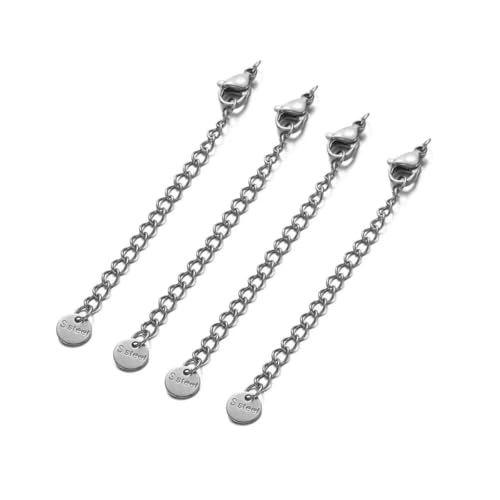 Edelstahl-Karabinerverschlüsse, Verbindungsstücke, Verlängerungsketten, Verbindungsstücke, Biegeringe, Verbindungsstücke für Armband, Halskette, DIY-Schmuckherstellung, Stahl A 03 von SEDRGH