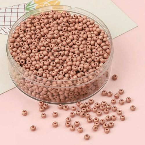 Hochwertige metallisch gefärbte Glasperlen 2/3/4,0 mm für die Schmuckherstellung, DIY-Handarbeiten, Bastelbedarf-BBG096-24-4,0 mm-160 Stück Hochwertige metallisch gefärbte Glasperlen 2/3/4,0 mm für die Schmuckherstellung, DIY-Handarbeiten, Bastelbedarf-BBG096-24-4,0 mm-160 Stück von SEDRGH