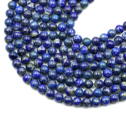 Natürliche schwarze Larvikit-Labradorit-Steinperlen, runde lose Perlen zur Schmuckherstellung, Armband- und Halskettenzubehör, 15 Zoll, 4/6/8/10 mm, Lapislazuli, 10 mm (ca. 36 Stück) von SEDRGH