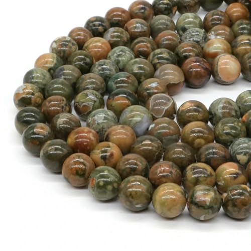 Natürliche schwarze Larvikit-Labradorit-Steinperlen, runde lose Perlen zur Schmuckherstellung, Armband- und Halskettenzubehör, 15 Zoll, 4/6/8/10 mm, Regenwald-Jaspis, 8 mm (ca. 46 Stü Natürliche schwarze Larvikit-Labradorit-Steinperlen, runde lose Perlen zur Schmuckherstellung, Armband- und Halskettenzubehör, 15 Zoll, 4/6/8/10 mm, Regenwald-Jaspis, 8 mm (ca. 46 Stü von SEDRGH