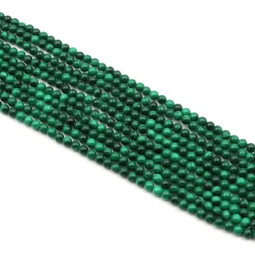 Natürlicher Kristall, rund, Amethyst, Morgan, Achat, Jaspis, Abstandshalter, lose Steinperle für Schmuckherstellung, DIY, Basteln, Armband, Halskette, 2/3,0 mm, Malachit, 3,0 mm, 115 bis 125 Natürlicher Kristall, rund, Amethyst, Morgan, Achat, Jaspis, Abstandshalter, lose Steinperle für Schmuckherstellung, DIY, Basteln, Armband, Halskette, 2/3,0 mm, Malachit, 3,0 mm, 115 bis 125 von SEDRGH