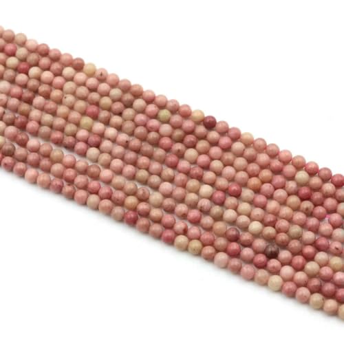 Natürlicher Kristall, rund, Amethyst, Morgan, Achat, Jaspis, Abstandshalter, lose Steinperle für Schmuckherstellung, DIY, Basteln, Armband, Halskette, 2/3,0 mm, rosa Rhodonit, 3,0 mm, 115 bis Natürlicher Kristall, rund, Amethyst, Morgan, Achat, Jaspis, Abstandshalter, lose Steinperle für Schmuckherstellung, DIY, Basteln, Armband, Halskette, 2/3,0 mm, rosa Rhodonit, 3,0 mm, 115 bis von SEDRGH