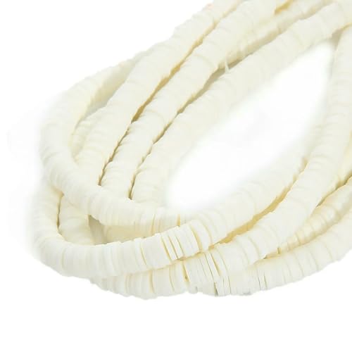 Polymer-Ton-Perlen, 6 mm, Regenbogenfarben, rund, flach, Chip-Perlen für die Schmuckherstellung, Boho, einzigartige Armbänder, lose Perlen, Zubehör, DIY-2 weiß, 6 mm, 38,1 cm Polymer-Ton-Perlen, 6 mm, Regenbogenfarben, rund, flach, Chip-Perlen für die Schmuckherstellung, Boho, einzigartige Armbänder, lose Perlen, Zubehör, DIY-2 weiß, 6 mm, 38,1 cm von SEDRGH