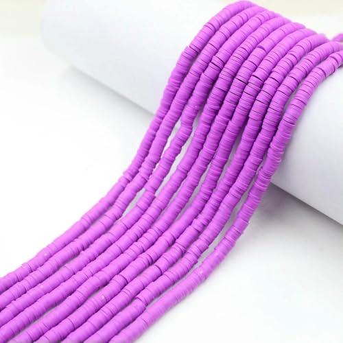 Polymer-Ton-Perlen, 6 mm, Regenbogenfarben, rund, flach, Chip-Perlen für die Schmuckherstellung, Boho, einzigartiges Armband, lose Perlen, Zubehör, DIY-34–6 mm, 38,1 cm Polymer-Ton-Perlen, 6 mm, Regenbogenfarben, rund, flach, Chip-Perlen für die Schmuckherstellung, Boho, einzigartiges Armband, lose Perlen, Zubehör, DIY-34–6 mm, 38,1 cm von SEDRGH
