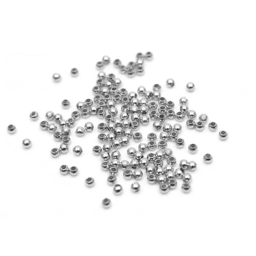 mm 3,0 mm silbervergoldete Messing-Abstandsperlen, glatt, winzige runde Metallperlen, 2 mm 3,0 mm zur Schmuckherstellung, 200 Stück, mattes Silber, 2 x 1 mm, 200 Stück mm 3,0 mm silbervergoldete Messing-Abstandsperlen, glatt, winzige runde Metallperlen, 2 mm 3,0 mm zur Schmuckherstellung, 200 Stück, mattes Silber, 2 x 1 mm, 200 Stück von SEDRGH