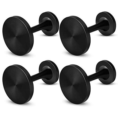 4 Stück Vorhanghalter, dekorative Vorhang-Raffhalter-Haken, Metall-runde Medaillon-Vorhanghalter, Wandmontage, modern, einfache Vorhang-Rückziehverschlüsse mit Schrauben, schwarz 4 Stück Vorhanghalter, dekorative Vorhang-Raffhalter-Haken, Metall-runde Medaillon-Vorhanghalter, Wandmontage, modern, einfache Vorhang-Rückziehverschlüsse mit Schrauben, schwarz von SEGNAYEN