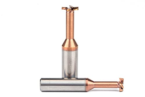 1 Stück CNC-Schlitzfräser T-Typ Nutfräser insgesamt Legierung Wolframstahl Werkzeug Schaftfräser for Aluminium 4 mm 6 mm 8 mm 10 mm Schaft (Size : H17010820) von SEIDER