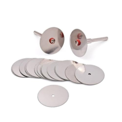 SEIDER 12 Stück HSS-Scheibensägeblätter Holzarbeiter-Werkzeuge Edelstahl-Mini-Sägeblatt-Abschnitt, elektrisches Schleifen, Schneideblatt, Schneidwerkzeug(18mm) von SEIDER