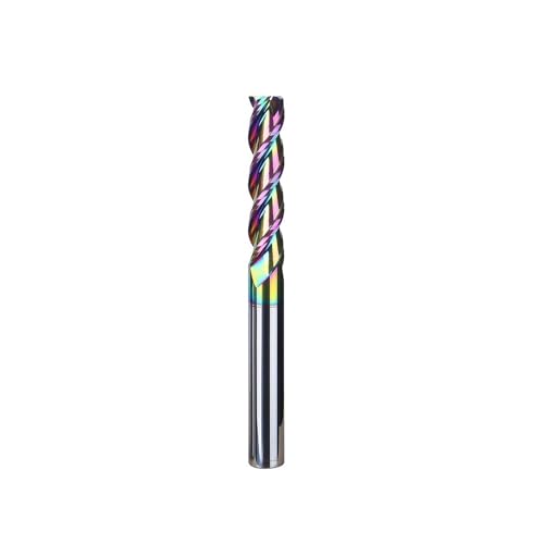 Aluminium-Fräser HRC60 Wolframstahllegierung Schaftfräser CNC-Bearbeitung 3 Klingen DCL-beschichtete Schrupp-Erdbeerwerkzeuge (Size : 2023071817) von SEIDER