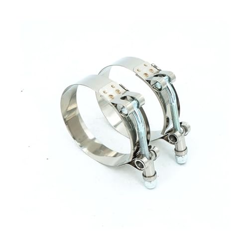 SEIDER 2PCS 304 Edelstahl T-Bolzen Turbo Schlauch Klemme SilconeT Bolzen Klemme T Schlauch Rohr Klemme(60-68mm 2pcs) von SEIDER