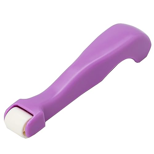 1 x Presswalze, Quilt-Nahtrolle, Handdruckrolle, leicht zu greifen, zum Quilten, Nähen, Drucken, Tinte, Tapeten (lila) von SEIWEI