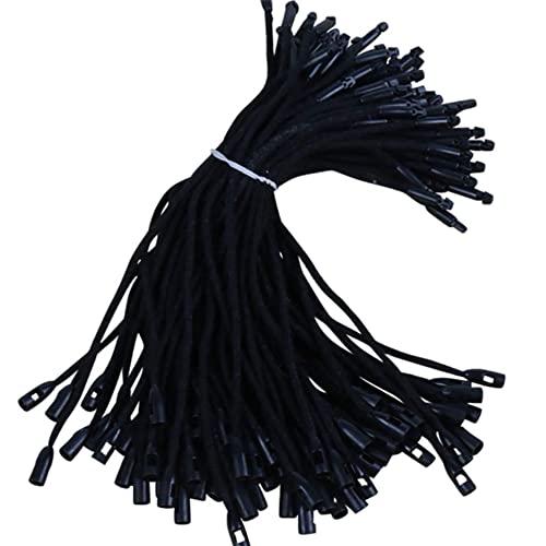 100 Stück Polyester String Preis Hängeetiketten String Hängeetiketten Verschlüsse mit Schnappverschluss zum Anbringen von Etiketten und Sicherheitsetiketten von SEIWEI